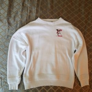 Mens White Frito Lay Denver Sweater Size Large